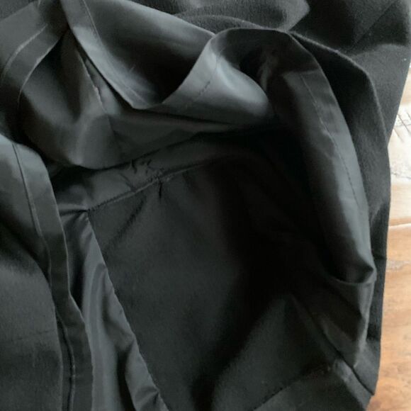 Vintage Black Button Down Dress size 8 - Picture 10 of 11